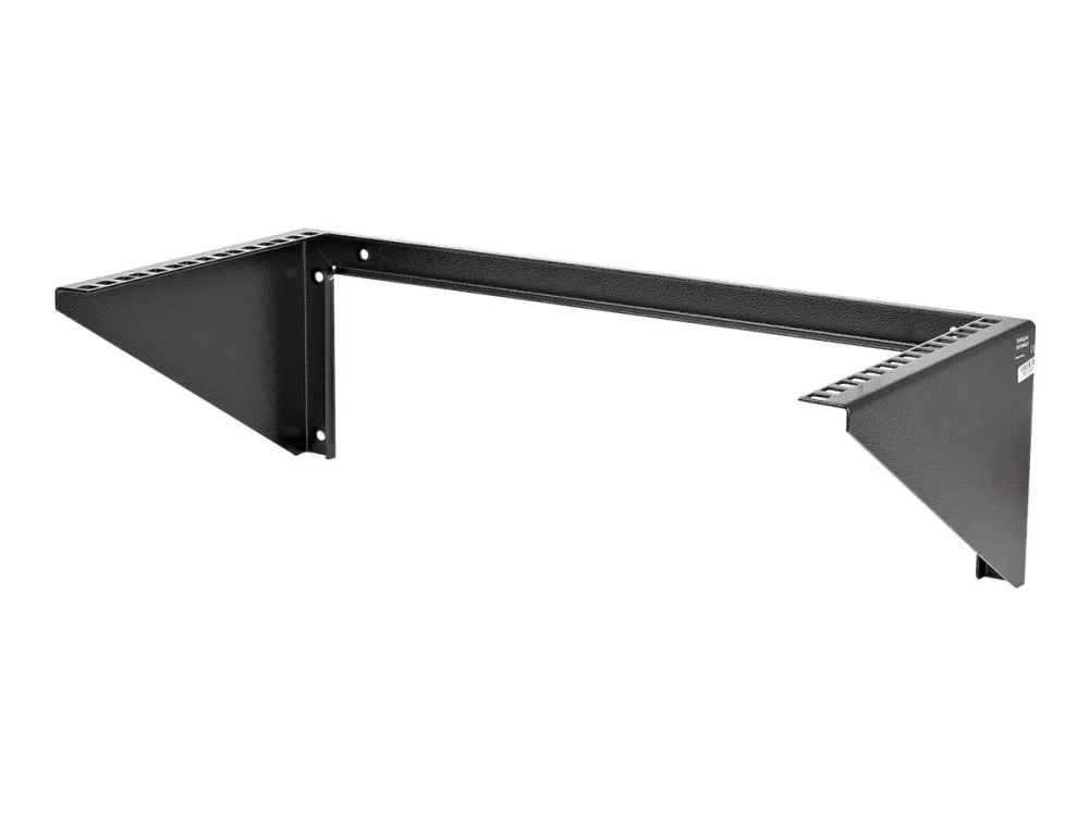 StarTech.com 5U Vertical Wall Mount Rack - 19in Low Profile Open Wall Mounting Bracket - Network/Server Room/Data/AV/IT/Patch Panel/Communication/Computer Equipment - w/ Cage Nuts/Screws - Rack åben ramme - 2-pæl - vægmonterbar - sort - 5U - 19