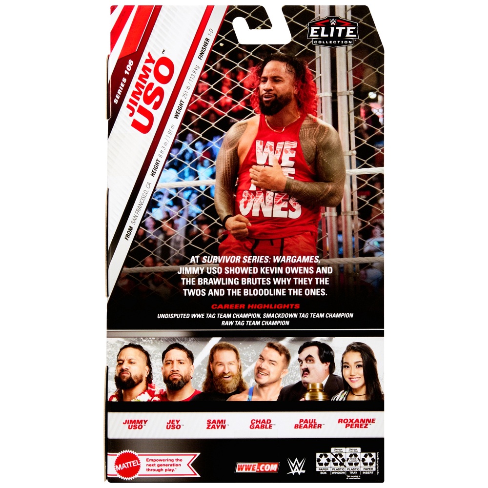 WWE Elite Series 106 Jimmy Uso Actionfigur