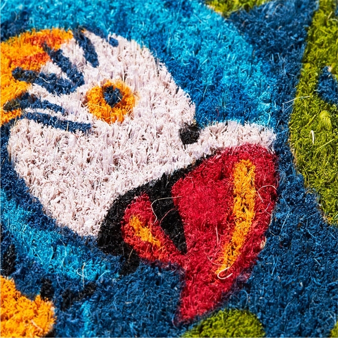 Tapis coco perroquet