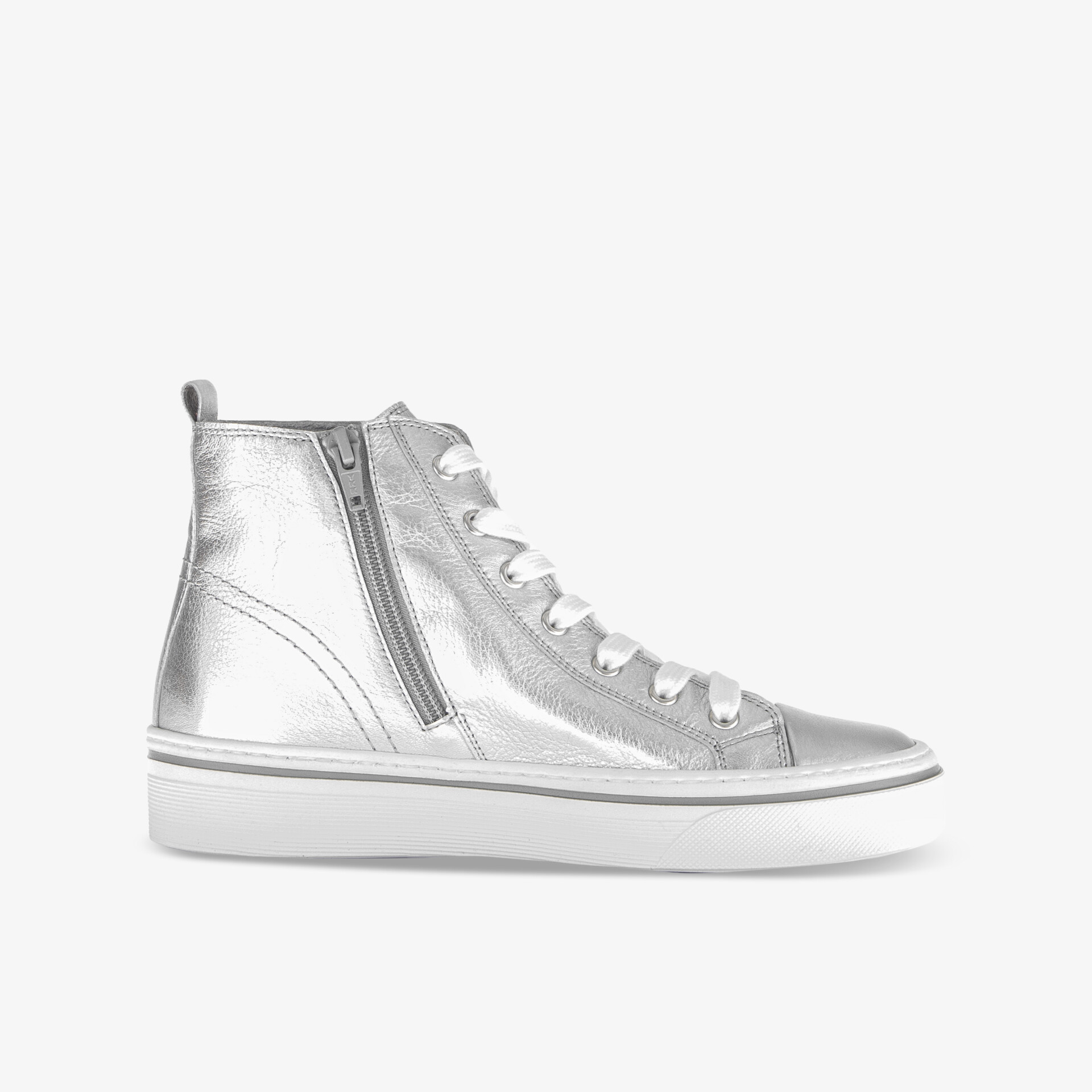 Gabor Damen Sneaker High silber