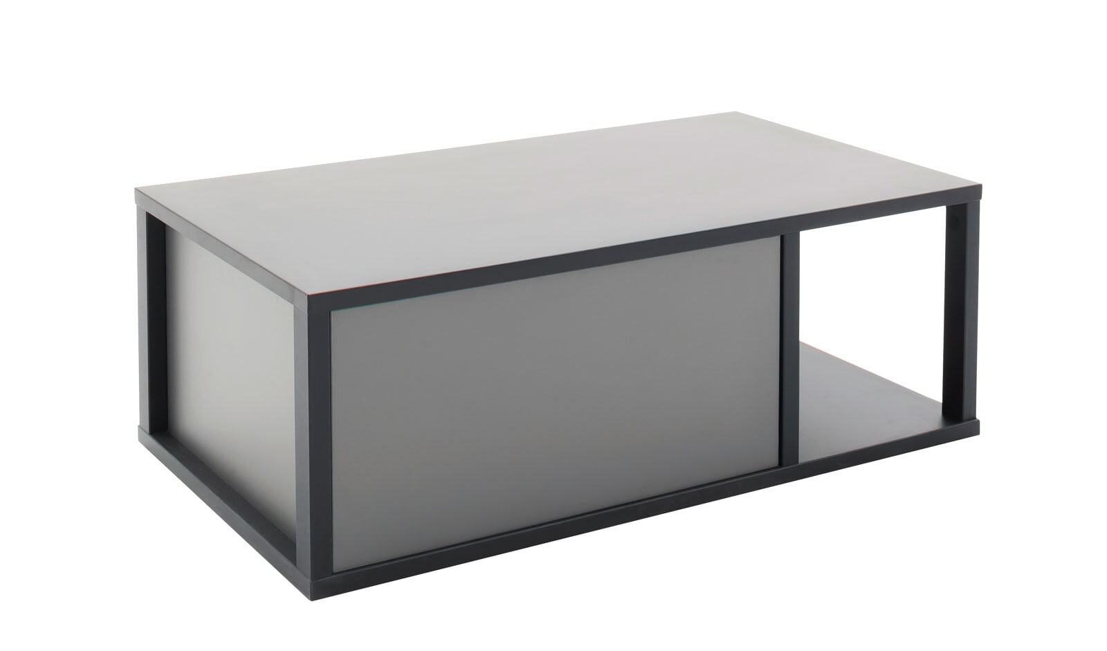 Couchtisch LUXOR 95 x 55 cm Royal grau/ anthrazit