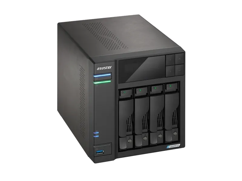 ASUSTOR Lockerstor 4 Gen2 AS6704T - NAS-server - 4 bays - SATA 6Gb/s - RAID RAID 0, 1, 5, 6, 10, JBOD - RAM 4 GB - 2.5 Gigabit Ethernet - iSCSI support