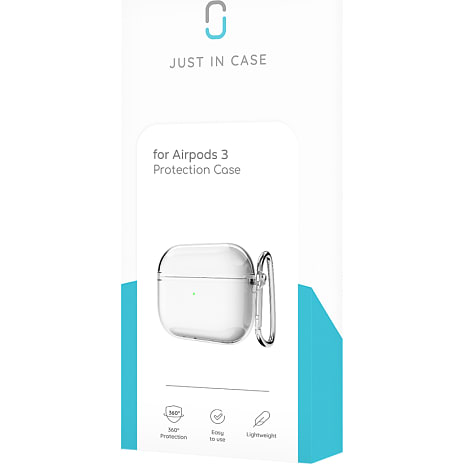 Just In Case etui til Apple AirPods 3 - gennemsigtig