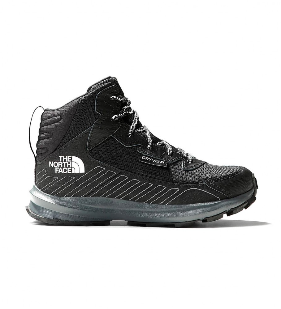 Botas de couro The North Face Fastpack, pretas