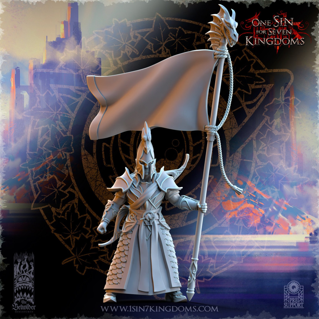 The Beholder Miniatures - Elfes - 8 Gardes Côtes
