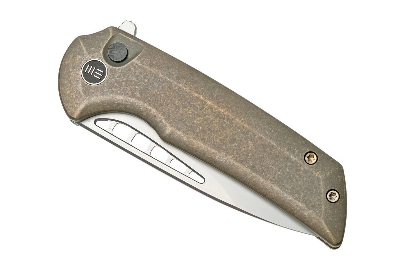 WE Knife Mini Malice WE054BL-4, Bronze Titanium zakmes