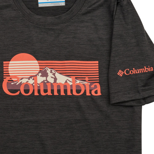 Columbia - MOUNT ECHO SHORT SLEEVE GRAPHIC SHIRT - Gris
