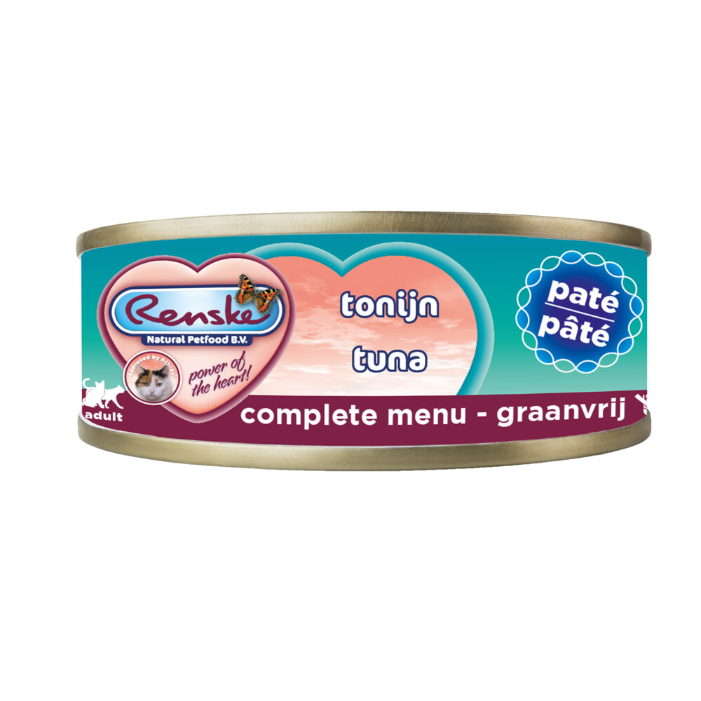 Renske Kattenvoer Paté Tonijn70 gr