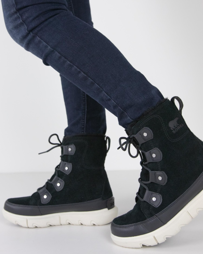 Sorel Explorer Snowboots  - zwart