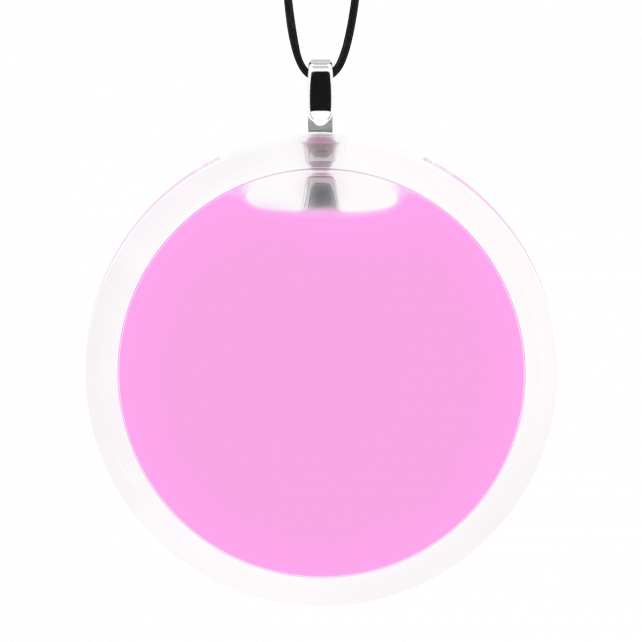 Pendentif en verre soufflé - Cachou Giga Milk