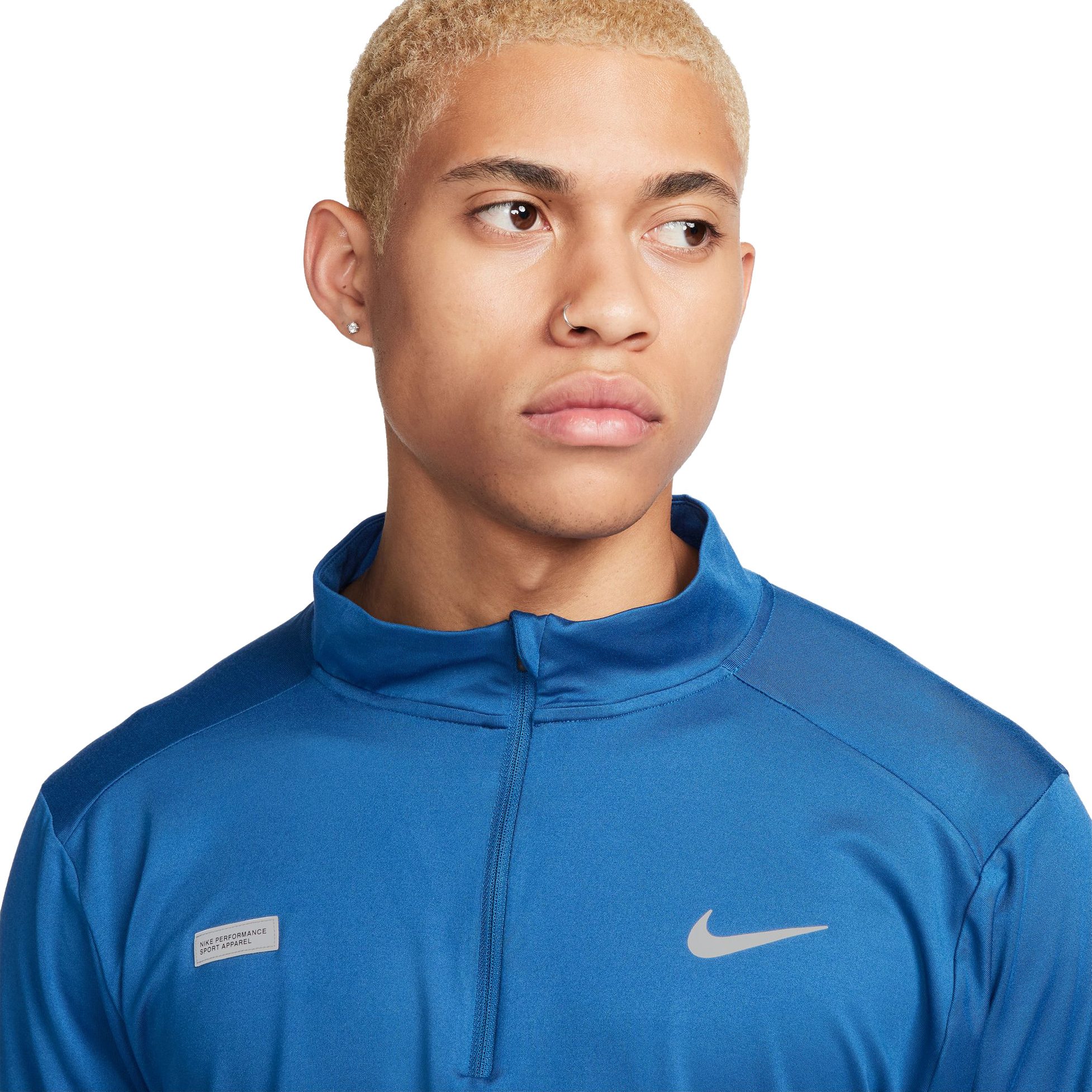 Nike Element Flash Dri-FIT 1/2-Zip Laufoberteil Herren court blue