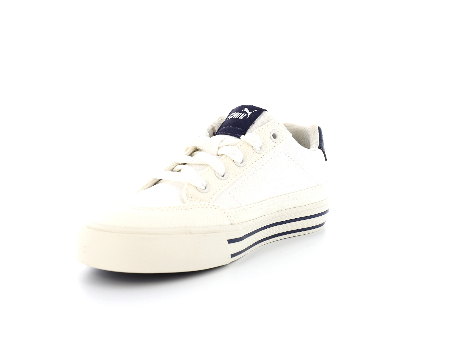 Puma-396559 Matières combinées Ecru marine