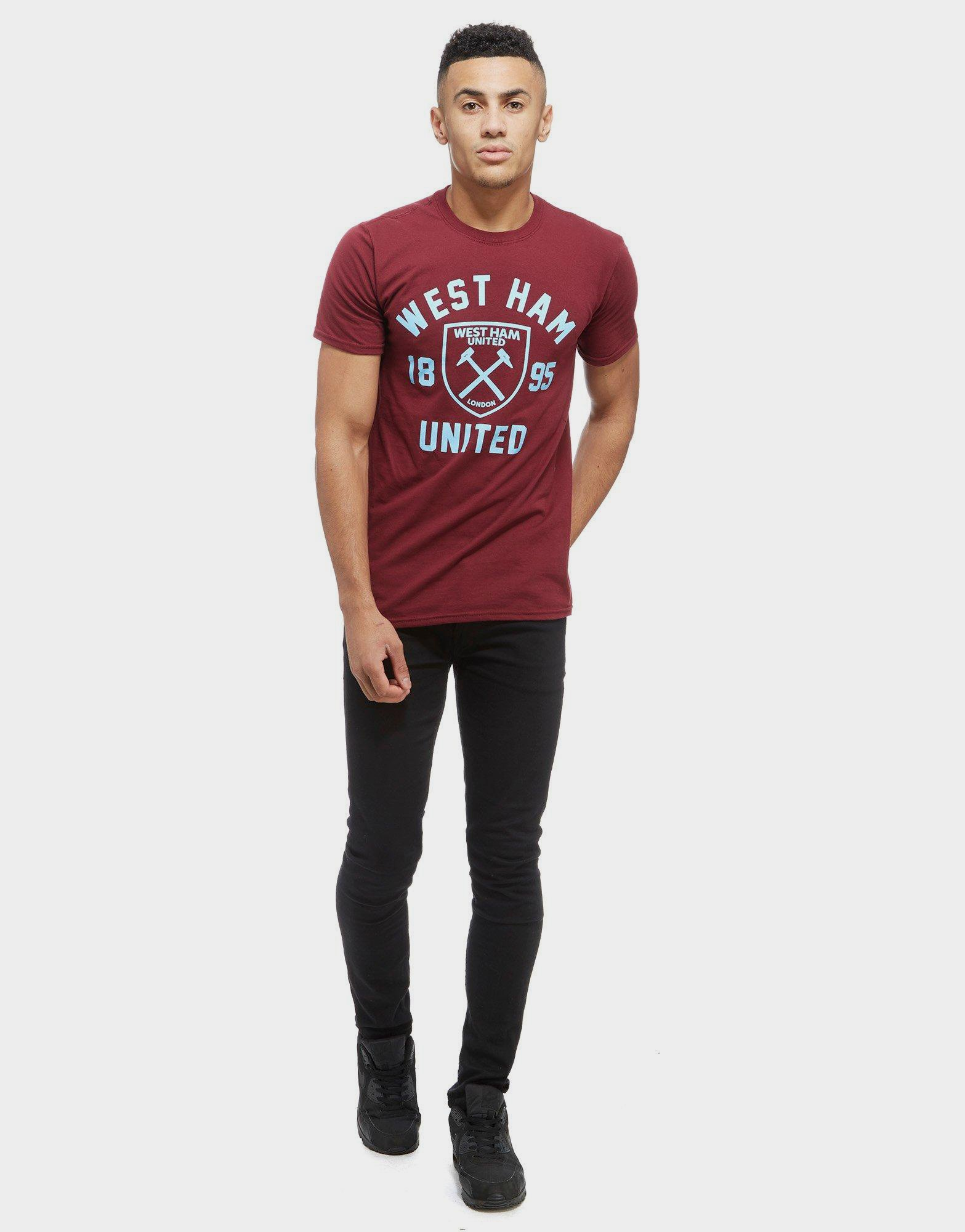 Official Team West Ham United Club Crest T-Shirt