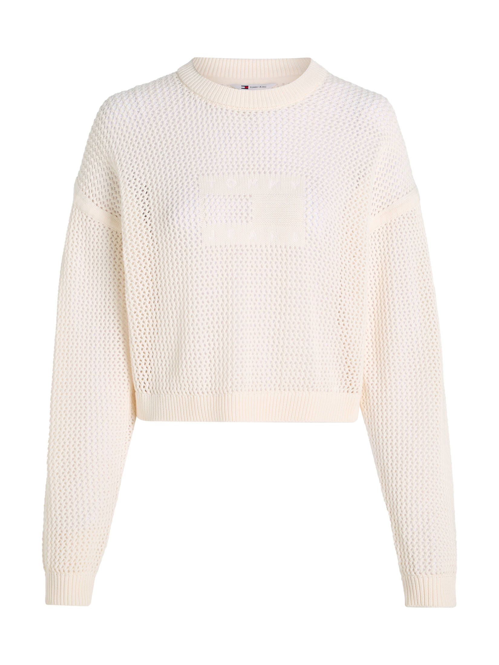Tommy Jeans| Damen Strickpullover OPEN STITCH aus Bio-Baumwolle