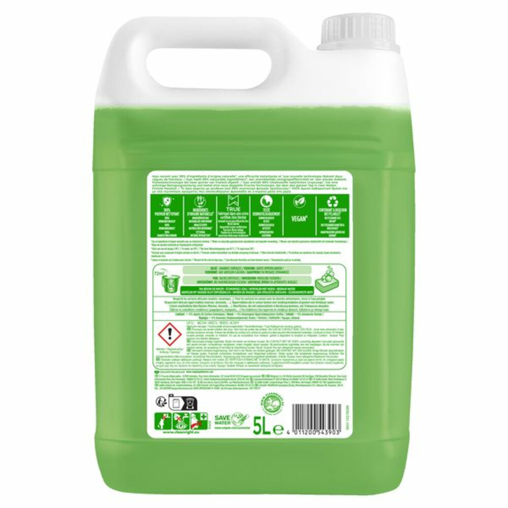 2x Ajax Allesreiniger Limoen5 liter