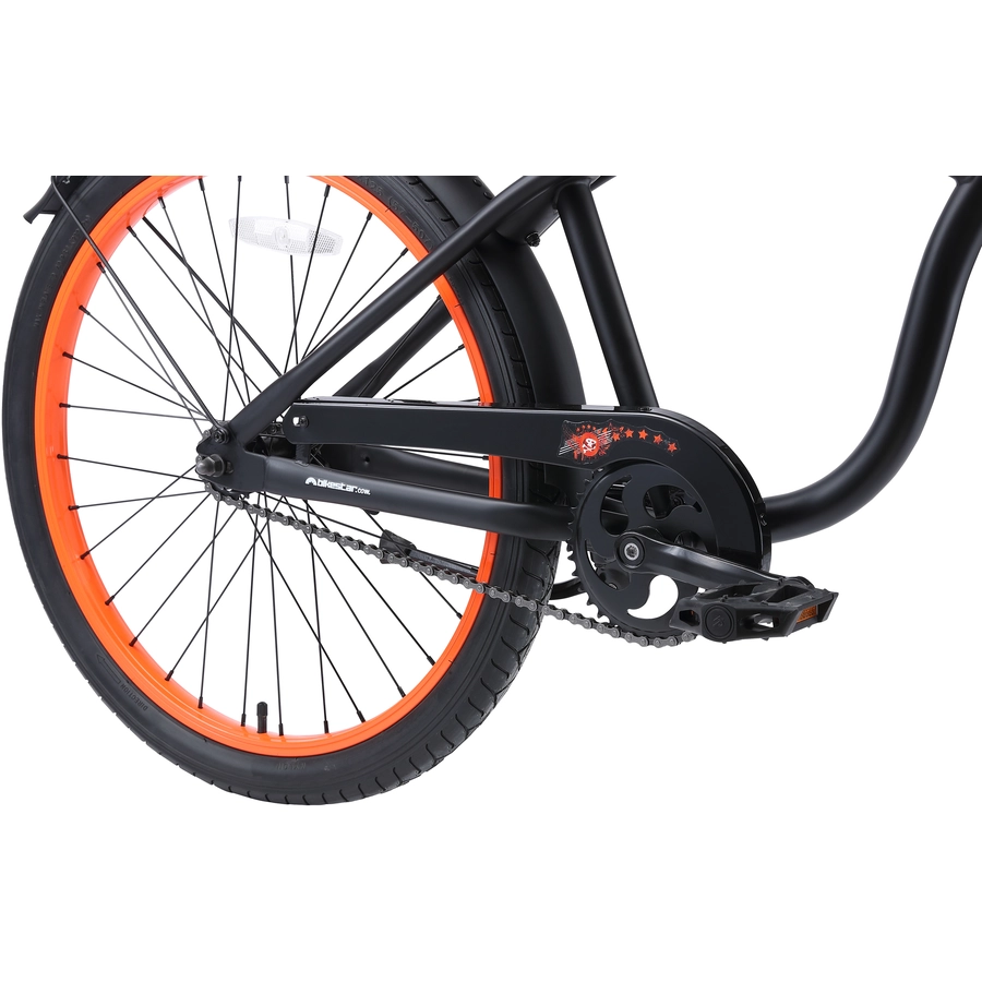 Bikestar Kinderrad 24 Zoll Cruiser schwarz