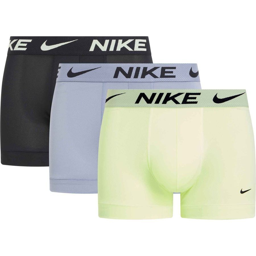 Nike Boxers Dri-FIT Pack de 3 - Jaune Fluo/Ashen Slate/Noir