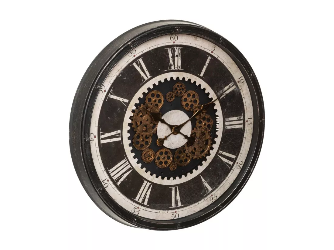 Grande Pendule murale style Rétro et Vintage D 76 cm