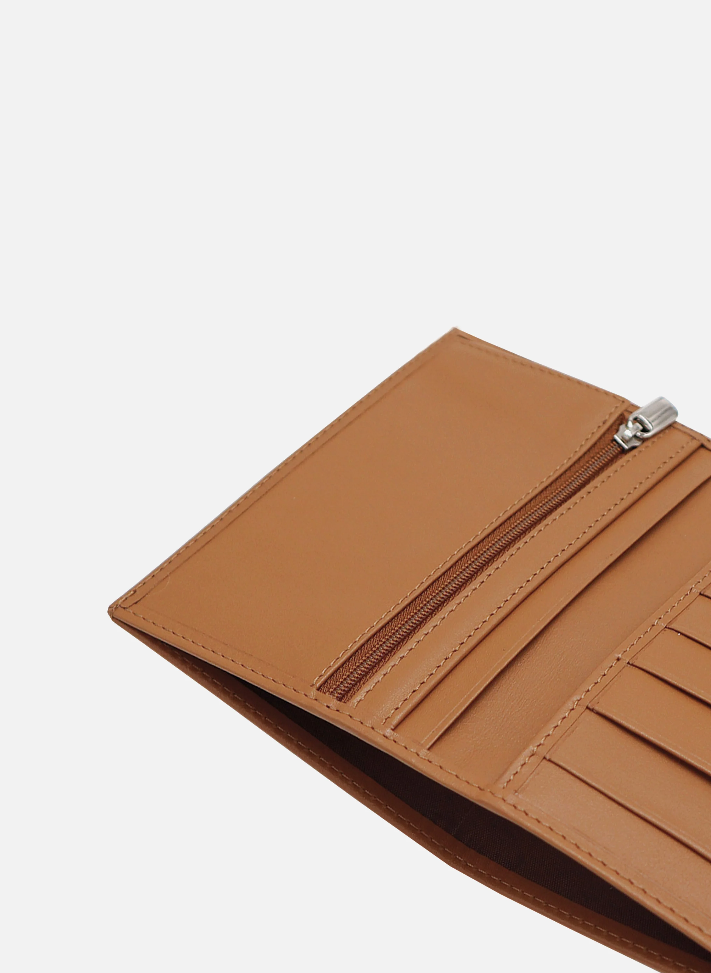 Portefeuille classique cuir lisse | Marron