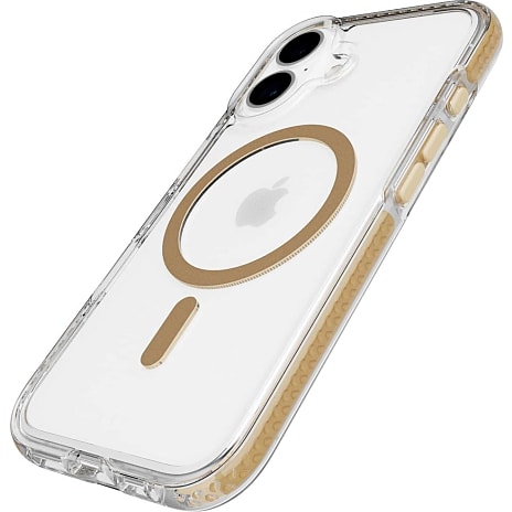 Tech21 iPhone 16 cover – transparent/guld