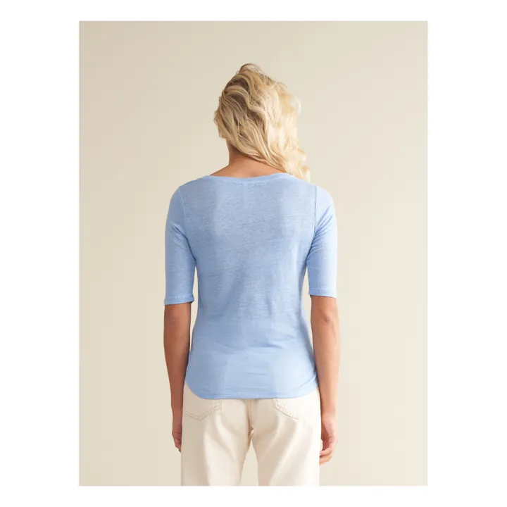 Bellerose T-shirt Seas Lin - Collection Femme | Bleu