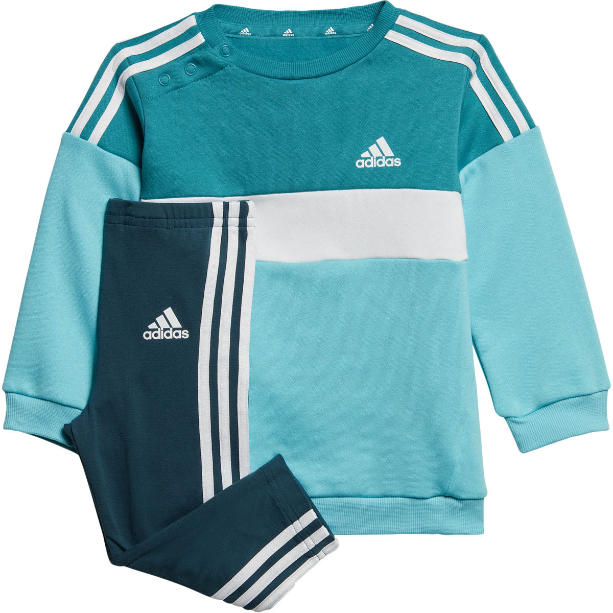 adidas Tiberio 3-Stripes Colorblock Joggingsæt Børn
