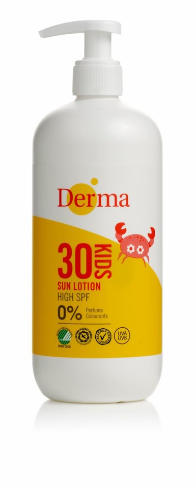 Derma - Kids Sun Lotion SPF 30 500 ml - Solcreme