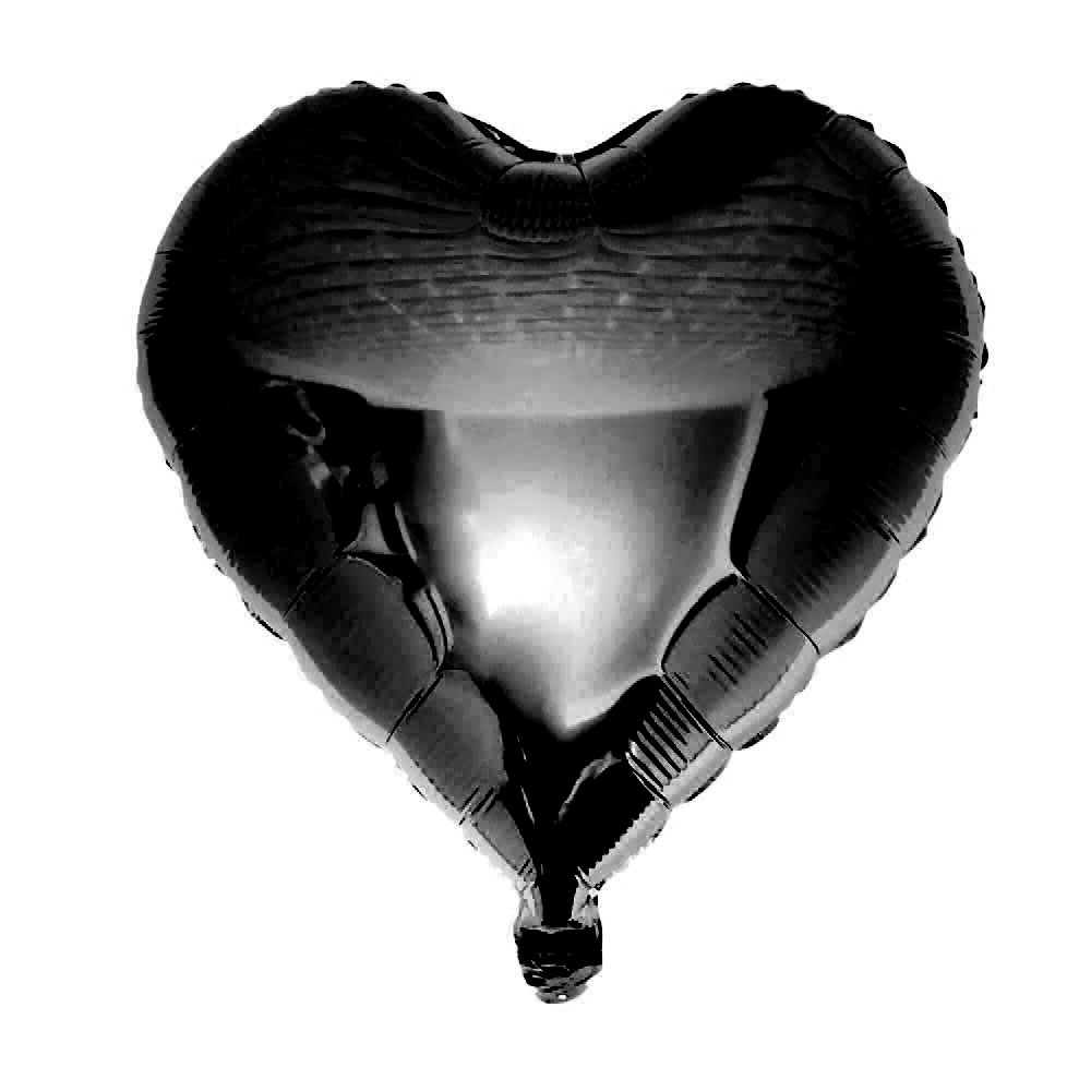 (53-tlg. Set) Party Ballons Latex- und Folienballons mit Konfetti   Ballon Girlande - Schwarz
