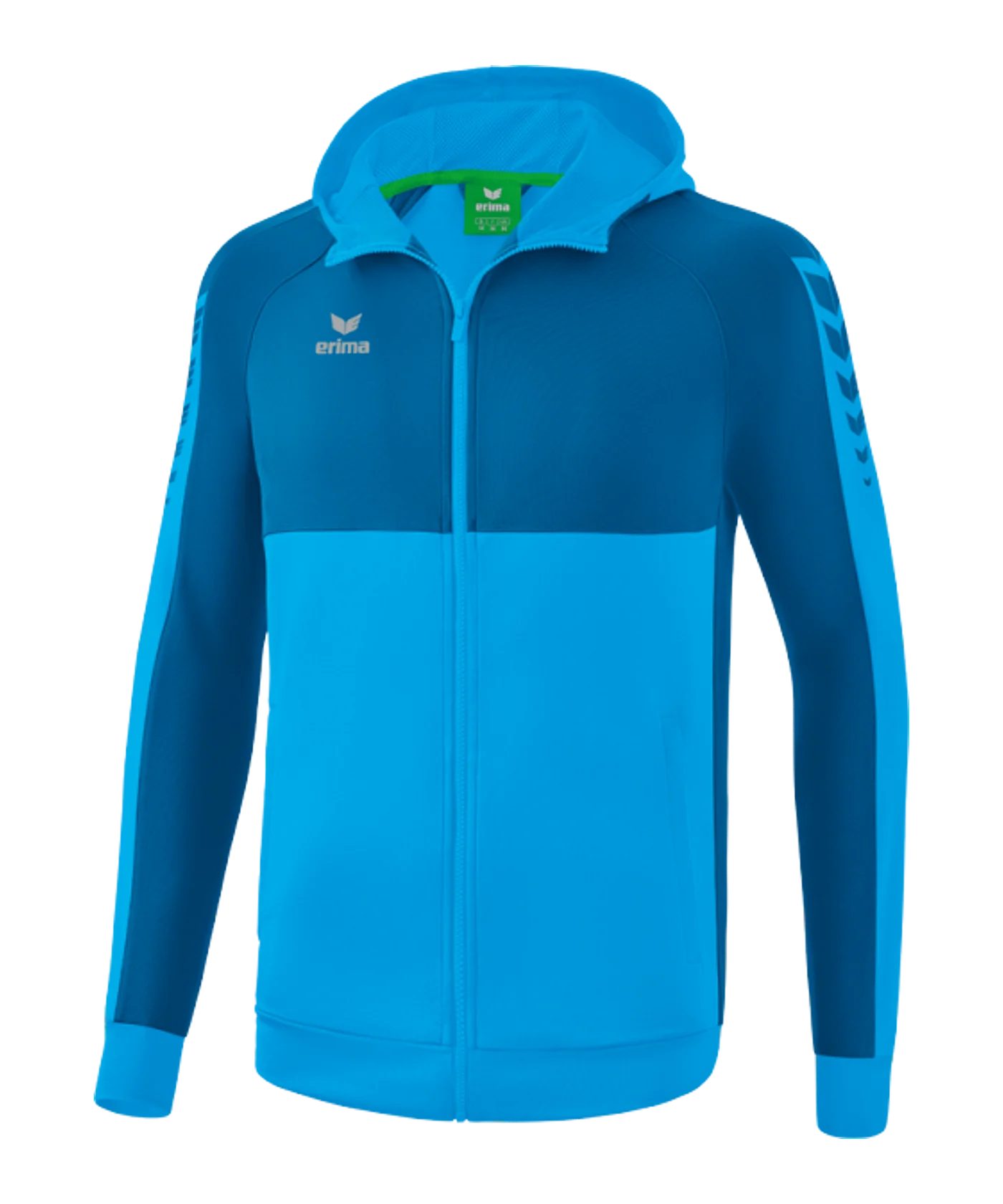 Erima Six Wings Kapuzenjacke Kids Blau