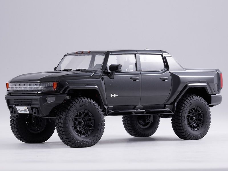 FMS Scale Crawler FCX18 Hummer EV Schwarz, 1:18, RTR Detailgetreues Hummer EV Scale RC Modell