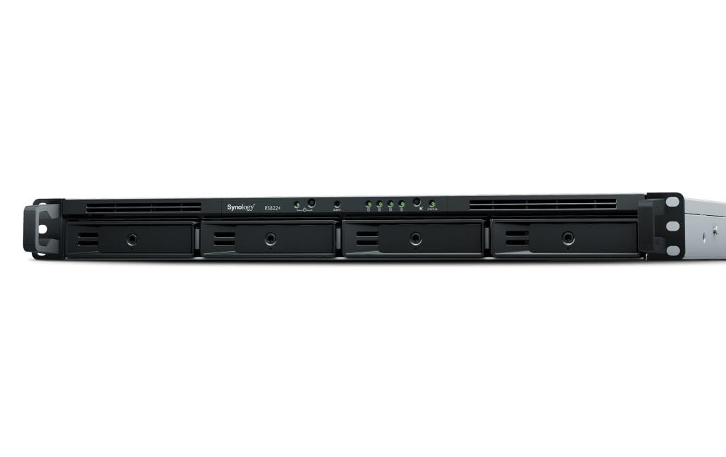 NAS RackStation RS822+ 4-bay<br>1U Rackmount-NAS für leistungsstarkes Datenmanagement