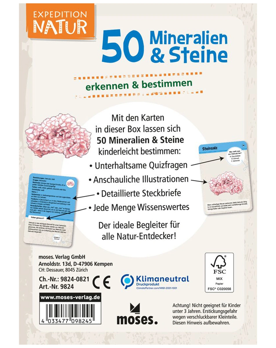 Expedition Natur 50 Mineralien & Steine
