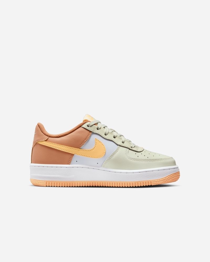 Chaussures Nike Air Force 1 Gris/Marron/Jaune pour enfant