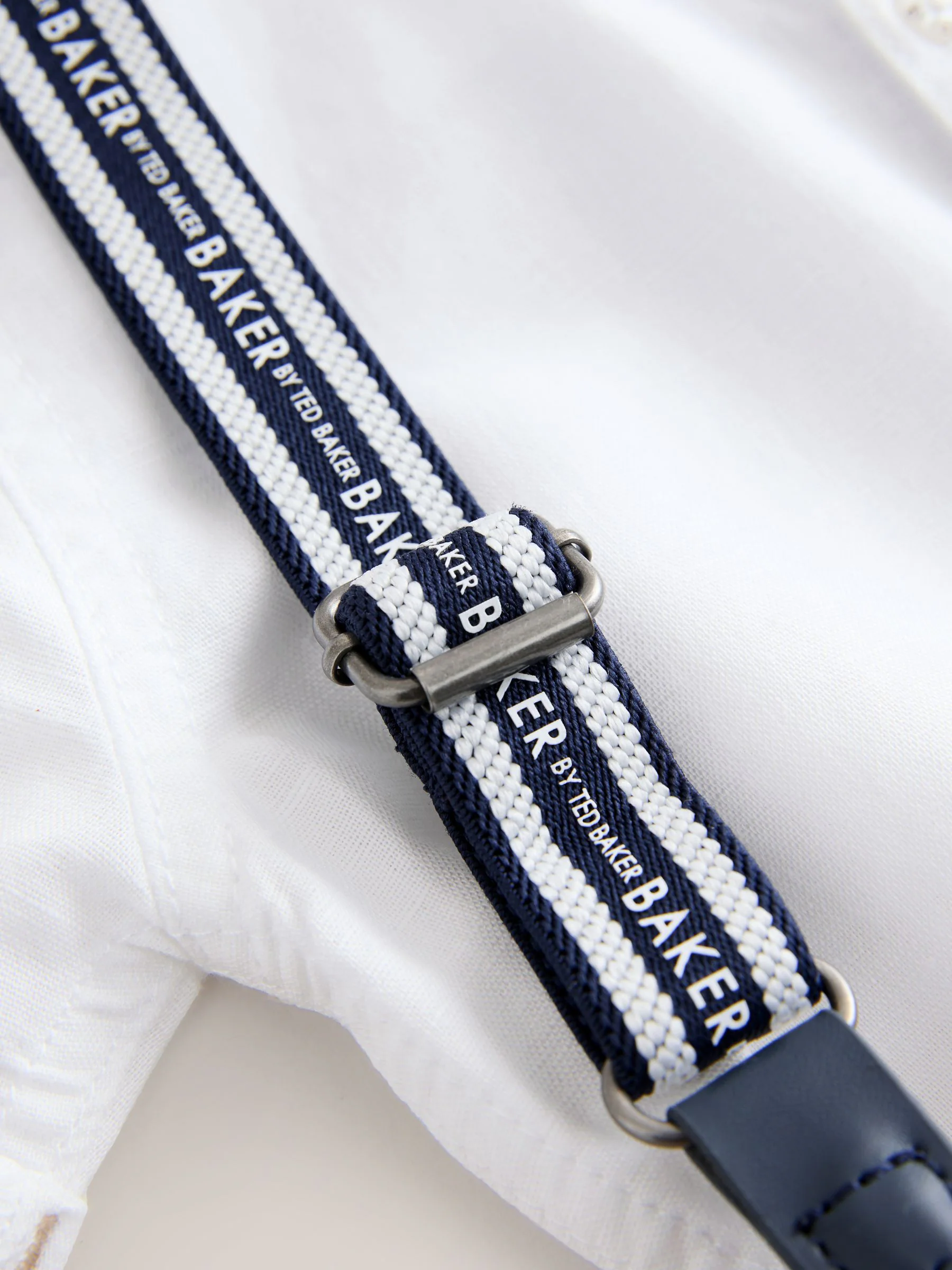 Wit/kiezelkleurig - Baker by Ted Baker Shirt Trousers and Braces Set