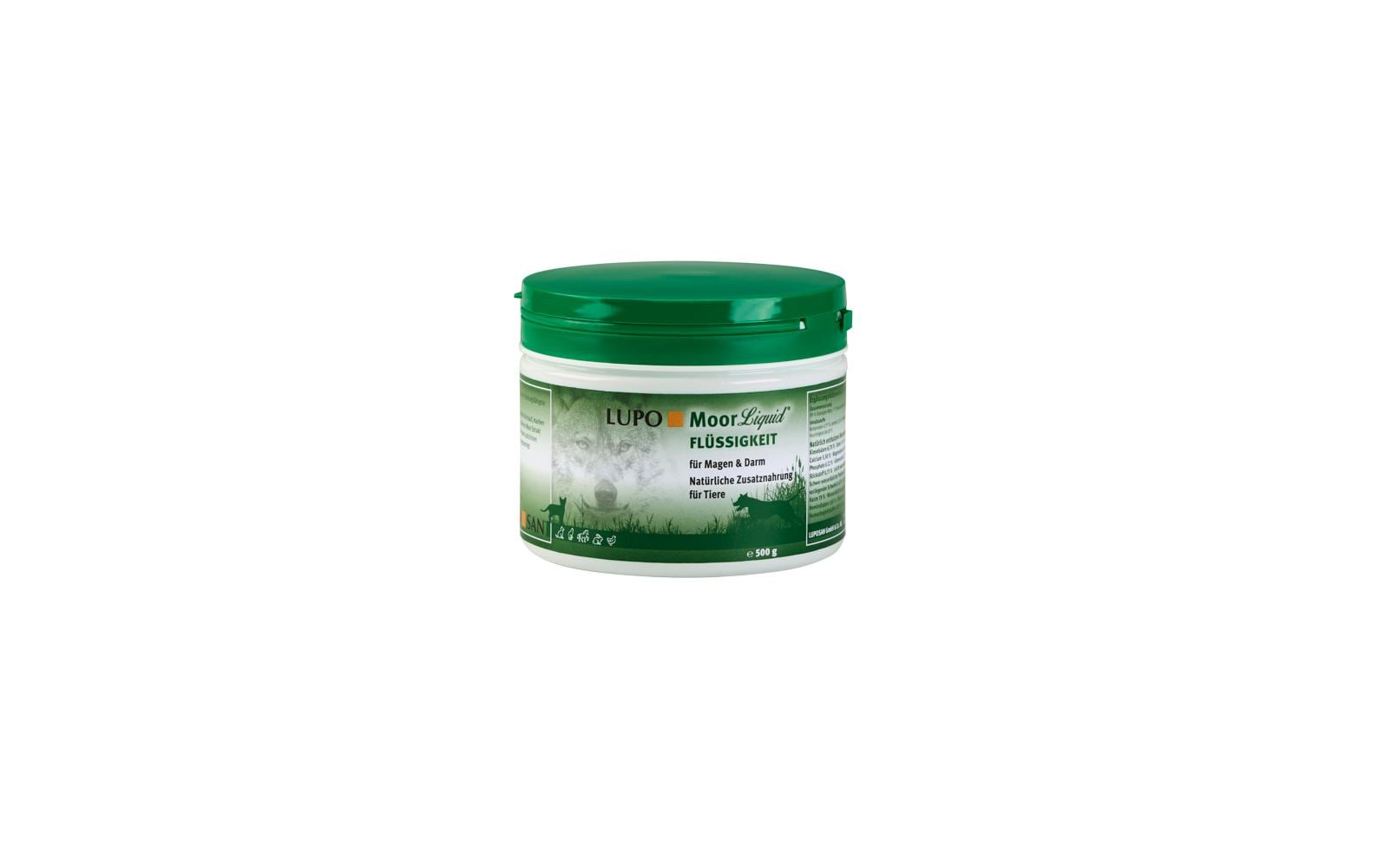 Hunde-Nahrungsergänzung MoorLiquid, 500 gErgänzungsfuttermittel für Hunde, Katzen, Pferde, Nager und Vögel