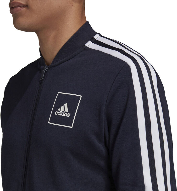 adidas 3-Stripes Tape træningsjakke Sort