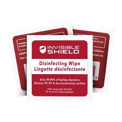 ZAGG InvisibleShield - 500 Lingettes désinfectantes