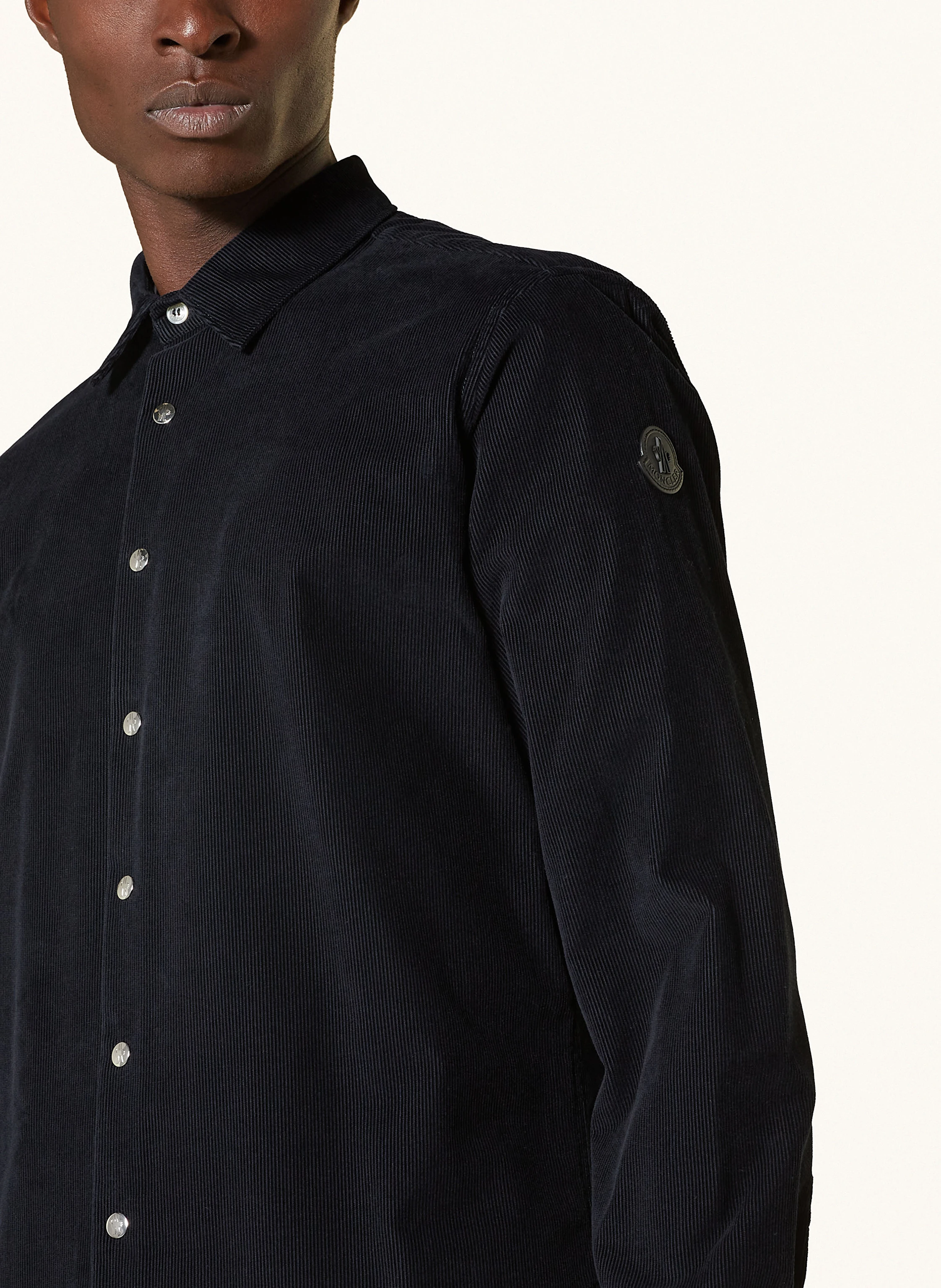 MONCLER Cordhemd Regular Fit