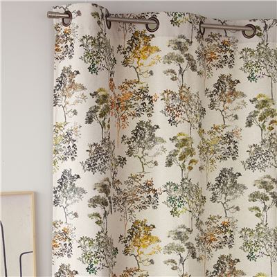 Rideau motif nature