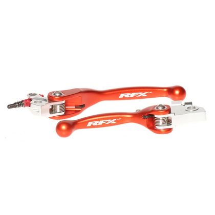 Leviers de frein et d'embrayage RFX REPLIABLES - Orange