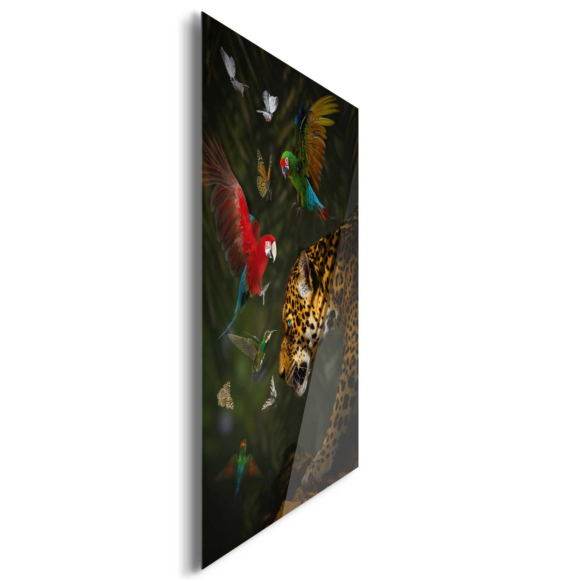 Deco Glass JUNGLE PLAYERS - 70x100 cm