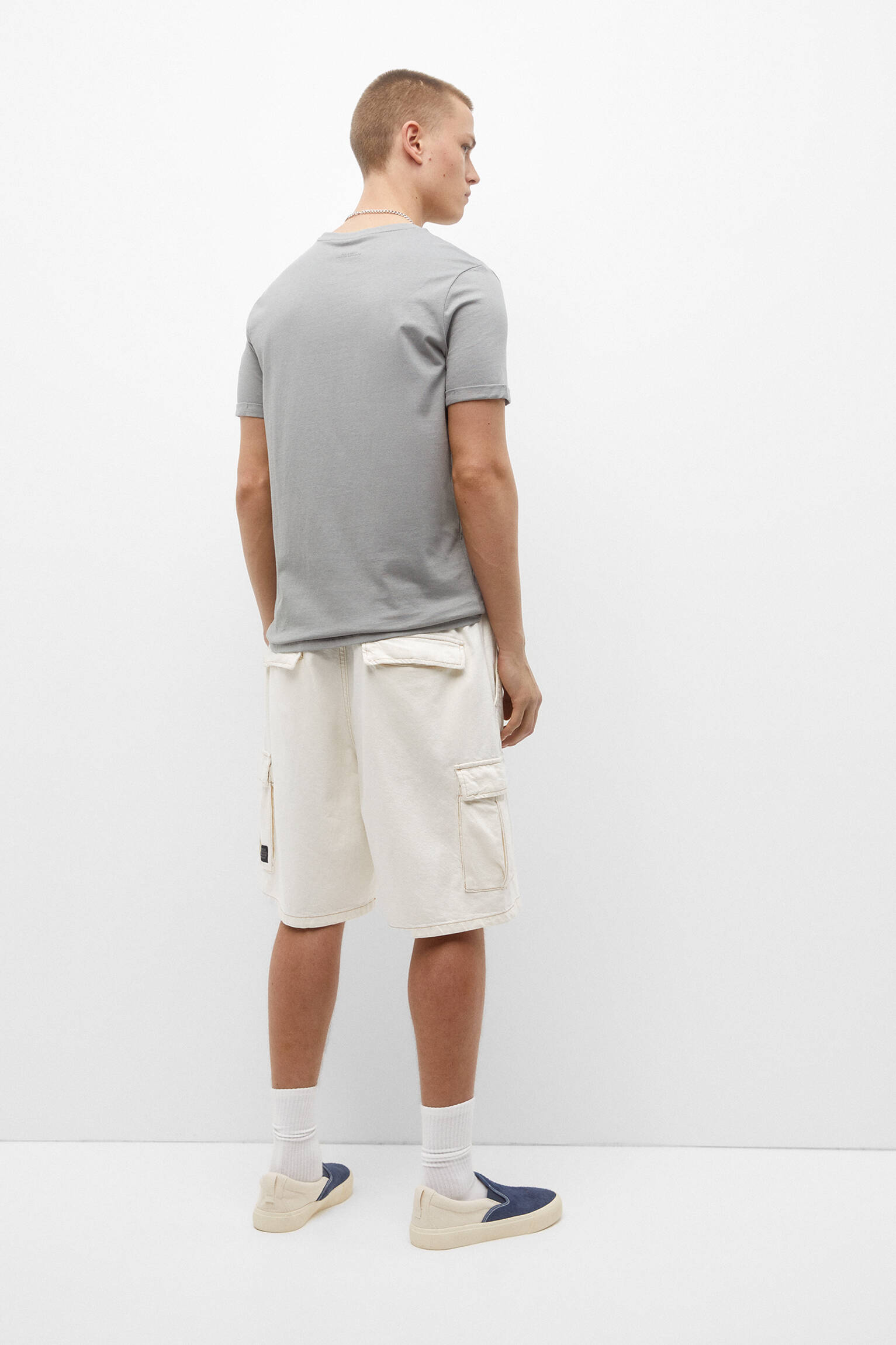 BERMUDA DENIM CARGO - RAW