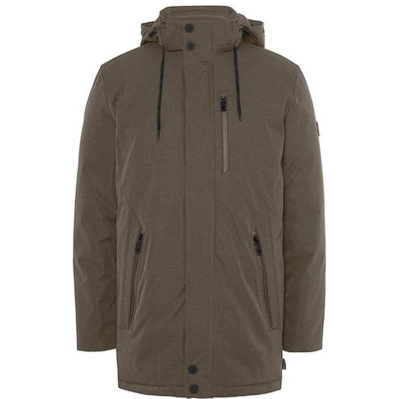 Donders gewatteerde 21903 herenwinterjas black/olive