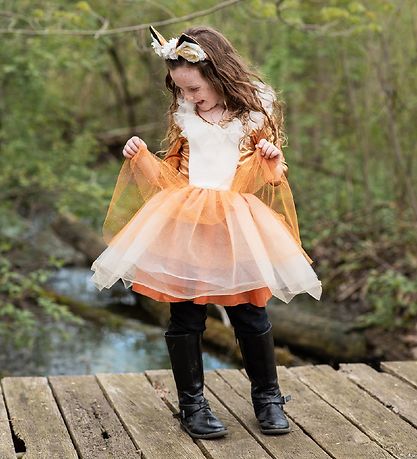 Great Pretenders Udklædning - Prinsessekjole R?v - Orange