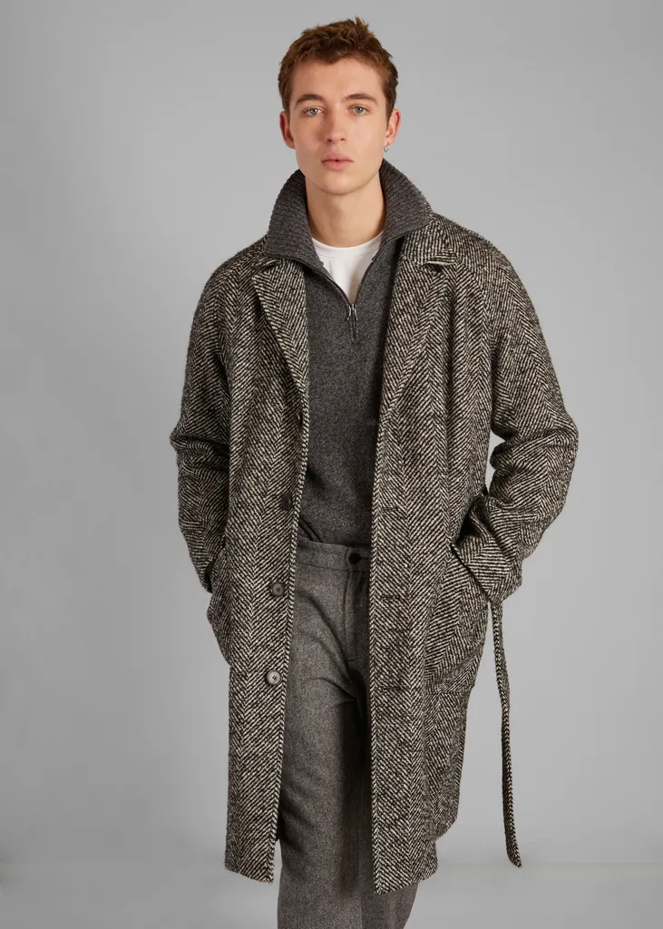 Pardessus oversize en chevron L'Exception Paris
