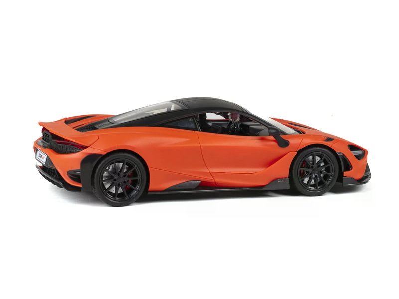 TEC-TOY Auto McLaren 765LT mit Licht, Orange, 1:16 Ferngesteuerter Sportwagen mit Licht für Kinder ab 6 Jahren