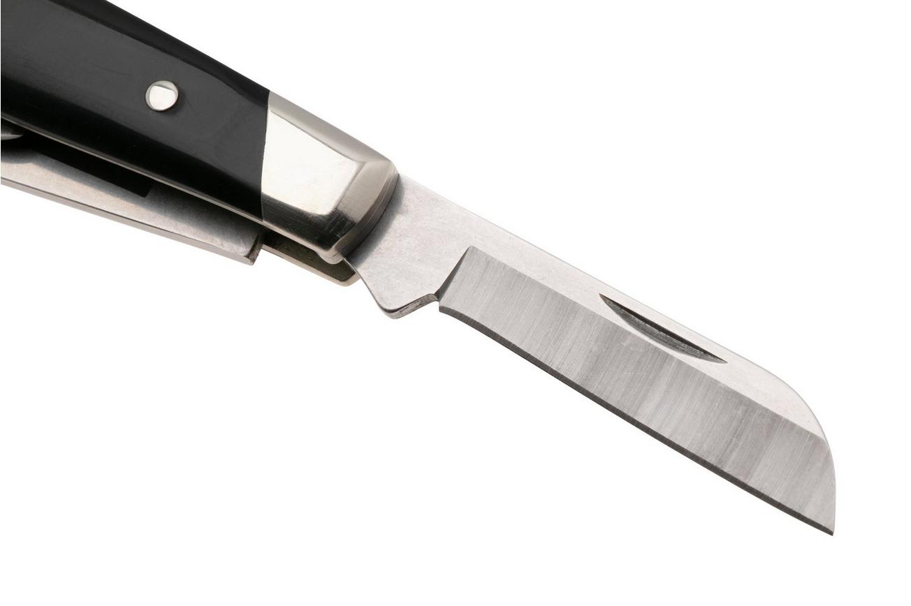 Buck Stockman 0301BKS1 Satin 420HC, Black Synthetic Nickel Silver, zakmes