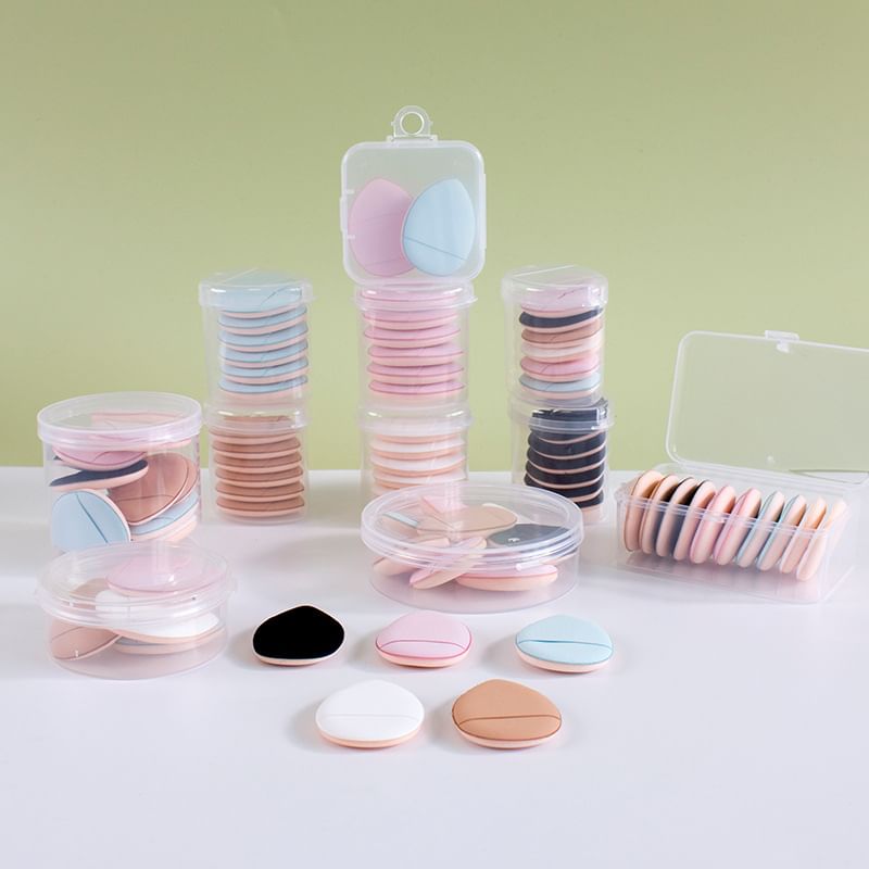 Candy Drop - Mini vingerpoederdons / Etui / Set (Diverse ontwerpen)