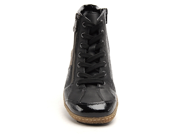 Rieker boots bottine plates femme l7541 noir