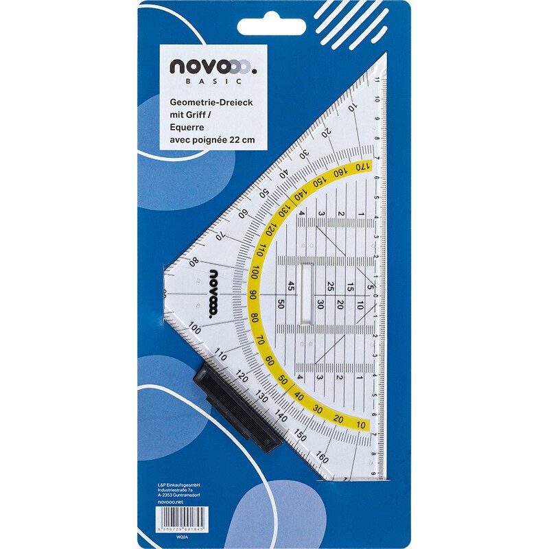 novooo Geodreieck Basic, 22 cm